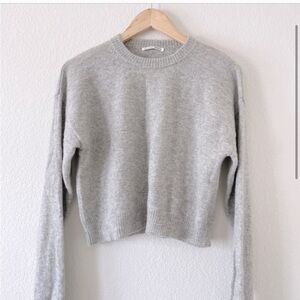 Reformation cropped cashmere sweater